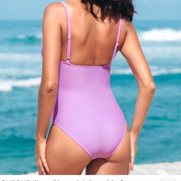 size XL, Iliana pleated adjustable strap one piece - Picture 2 of 3